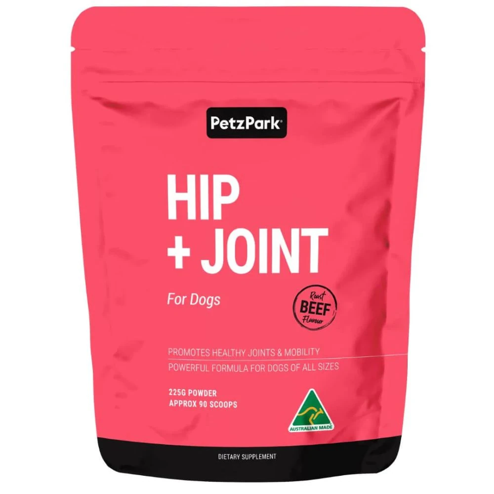 crate mattress dog beside hip and joint supplement