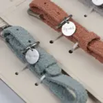 Australian Designed Boucle Dog Collar, Sage - Image 4