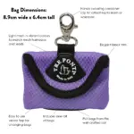 Tre Ponti Mesh Dog Poop Bag Holder, Blue - Image 3