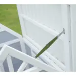 Mini Hamptons Lockable Wooden Dog House With Deck - Image 8