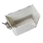 Moderna Casetta Camelia High Wall Cat Litter Box, Soft White - Image 4