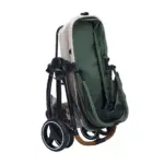 Ibiyaya Retro Luxe Pet Stroller for Cats & Dogs, Soft Sage - Image 9