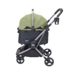 Ibiyaya Lyte 3-in-1 Detachable Pet Stroller, Pickle Green - Image 3